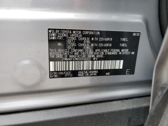 2021 TOYOTA RAV4 XLE P JTMB6RFV2MD009263