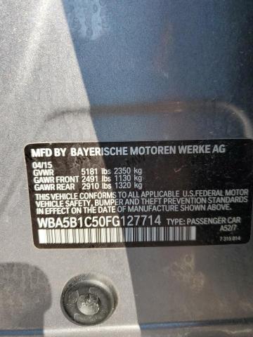 2015 BMW 535 I WBA5B1C50FG127714