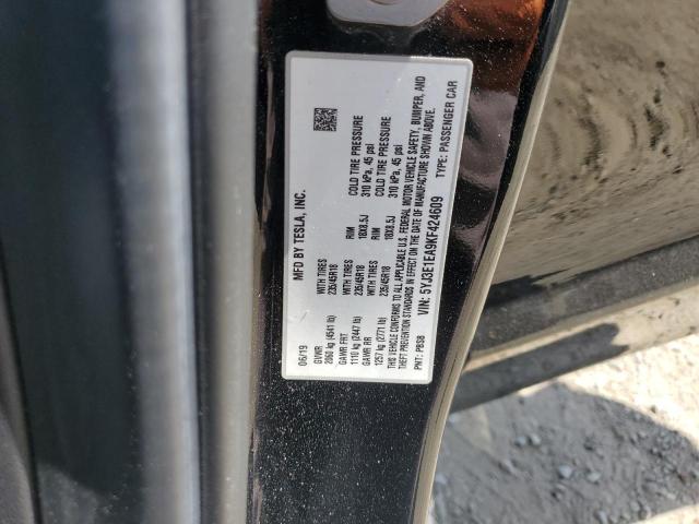 2019 TESLA MODEL 3 5YJ3E1EA9KF424609