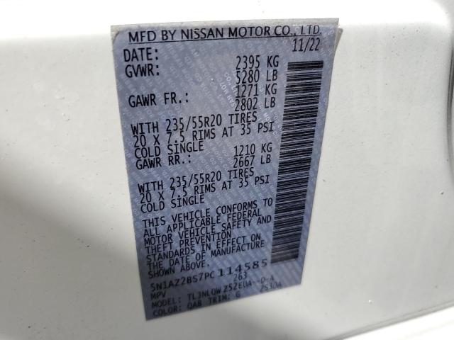 2023 NISSAN MURANO SV 5N1AZ2BS7PC114585
