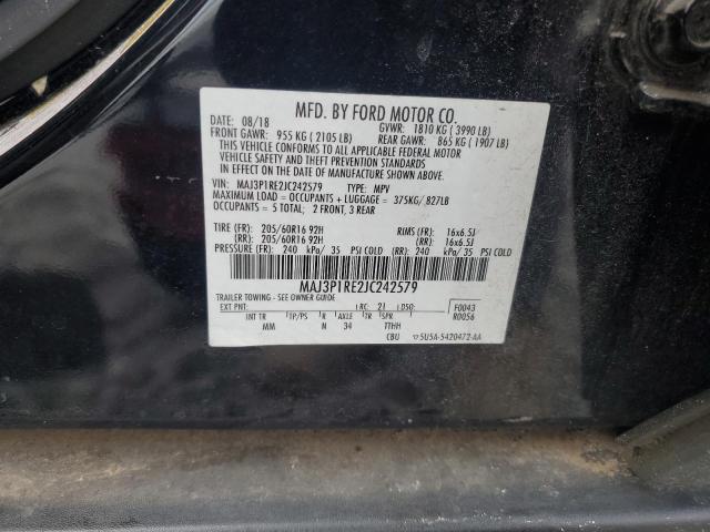 2018 FORD ECOSPORT S - MAJ3P1RE2JC242579