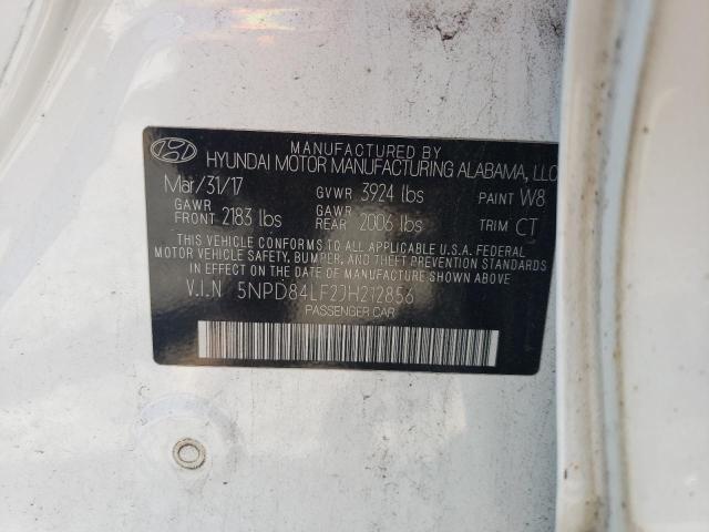 2018 HYUNDAI ELANTRA SEL 5NPD84LF2JH212856
