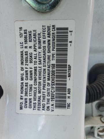 2017 HONDA CIVIC TOUR 19XFC1F9XHE008168