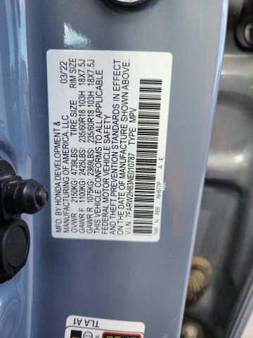 2022 HONDA CR-V EXL 7FARW2H83NE010787