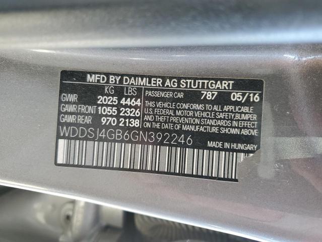 2016 MERCEDES-BENZ CLA 250 4MATIC WDDSJ4GB6GN392246