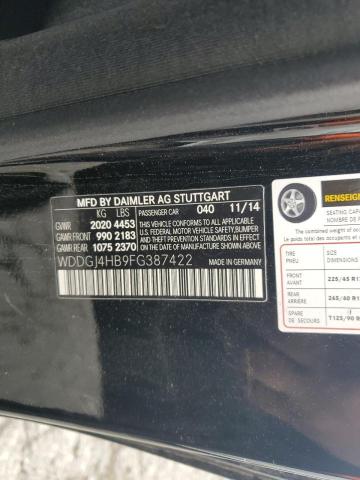 2015 MERCEDES-BENZ C 250 WDDGJ4HB9FG387422