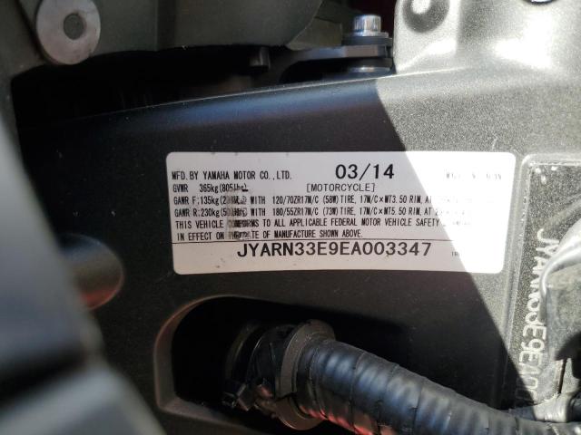 2014 YAMAHA FZ09 #3260479553