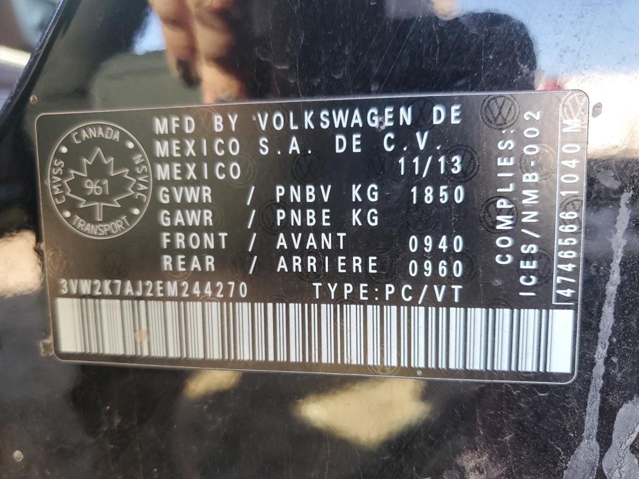 VOLKSWAGEN JETTA BASE