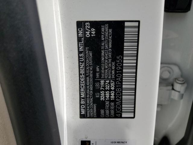 2023 MERCEDES-BENZ EQS SUV 45 4JGDM2DB1PA019055