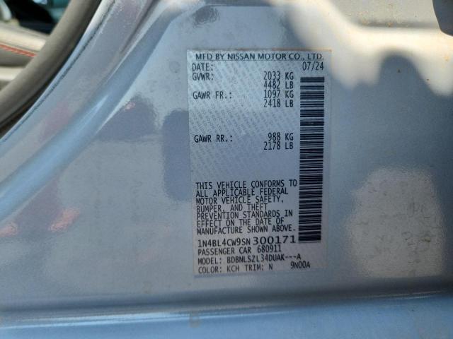 2025 NISSAN ALTIMA SR - 1N4BL4CW9SN300171