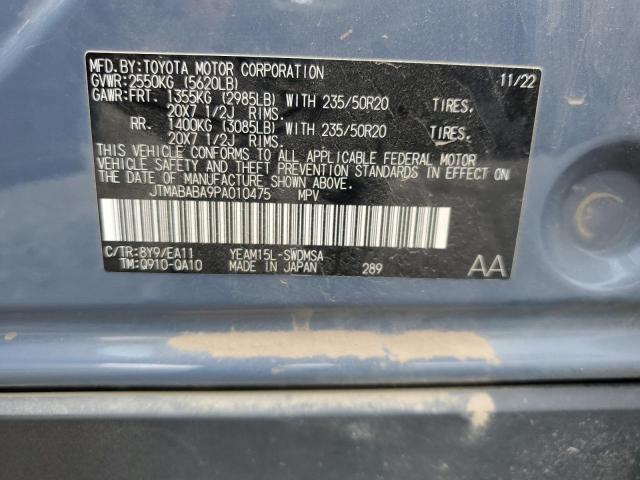2023 SUBARU SOLTERRA P JTMABABA9PA010475