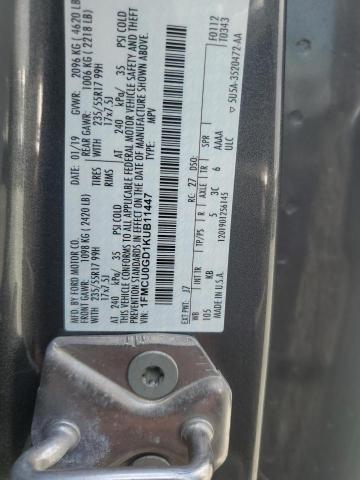 2019 FORD ESCAPE SE 1FMCU0GD1KUB11447
