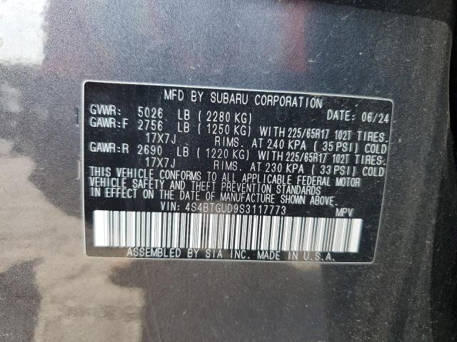 2025 SUBARU OUTBACK WI - 4S4BTGUD9S3117773