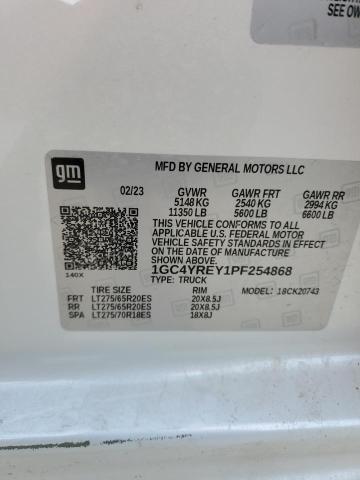 2023 CHEVROLET SILVERADO K2500 HIGH COUNTRY 1GC4YREY1PF254868