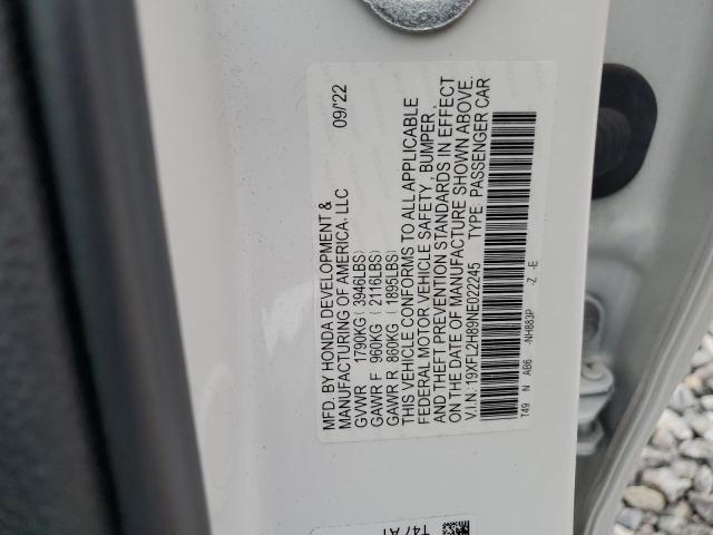 2022 HONDA CIVIC SPOR - 19XFL2H89NE022245