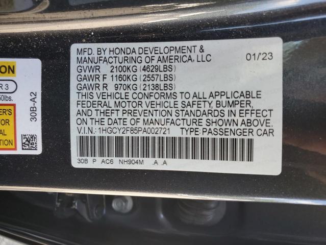 2023 HONDA ACCORD TOU - 1HGCY2F85PA002721