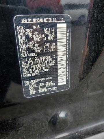2015 NISSAN QUEST S JN8AE2KP1F9134035