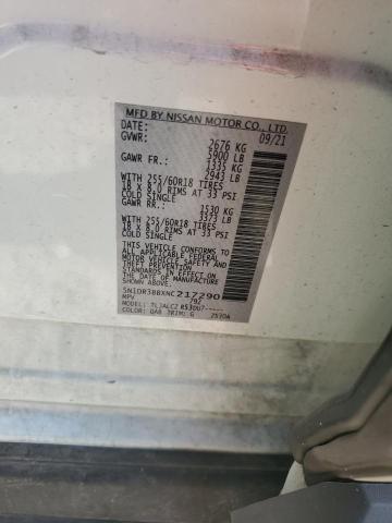 2022 NISSAN PATHFINDER 5N1DR3BBXNC217290