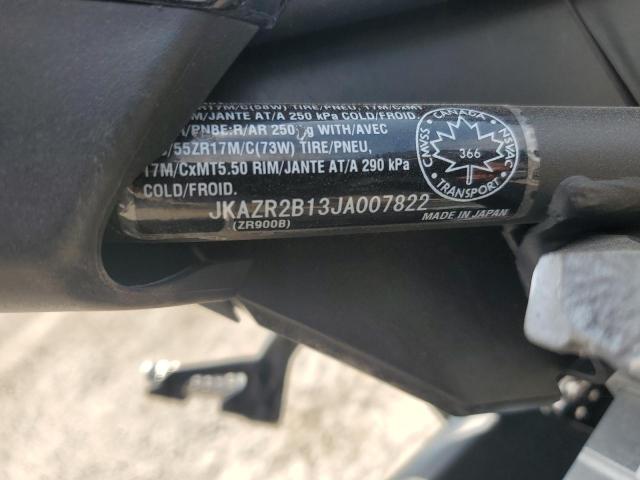 2018 KAWASAKI ZR900 JKAZR2B13JA007822