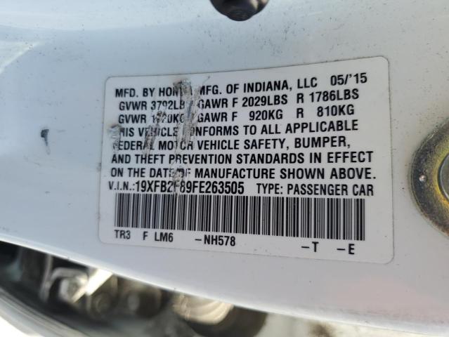 2015 HONDA CIVIC EX 19XFB2F89FE263505