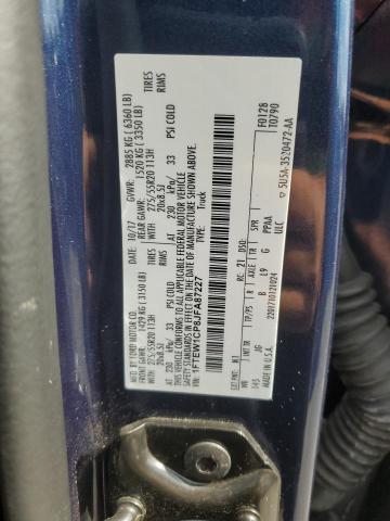 2018 FORD F150 SUPER - 1FTEW1CP8JFA87227