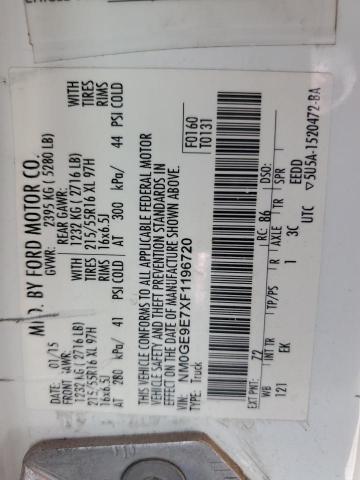 2015 FORD TRANSIT CO NM0GE9E7XF1196720