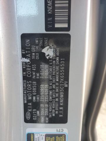 2019 KIA SEDONA LX #3284112534