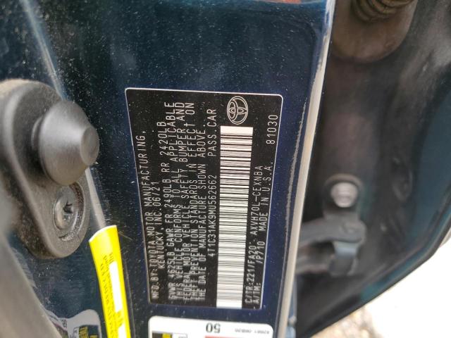 2021 TOYOTA CAMRY LE - 4T1C31AK9MU562662