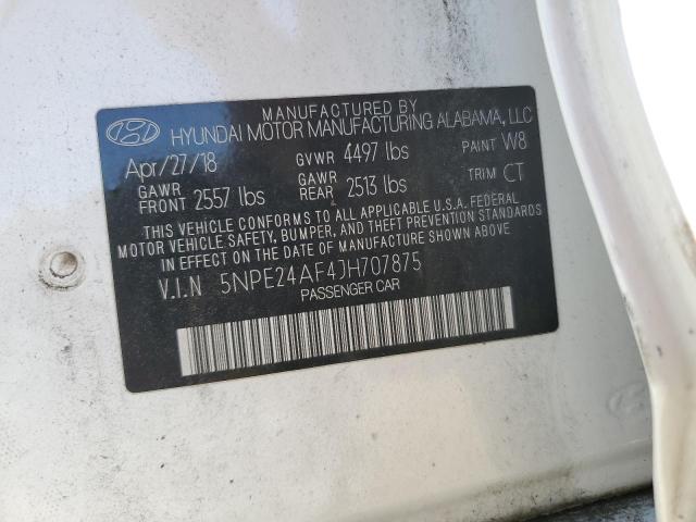 2018 HYUNDAI SONATA SE #3286659292