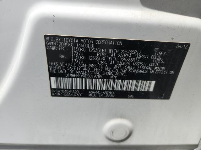 2013 TOYOTA RAV4 XLE - JTMRFREVXD5019789