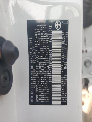 2022 TOYOTA COROLLA LE 5YFEPMAE6NP359076