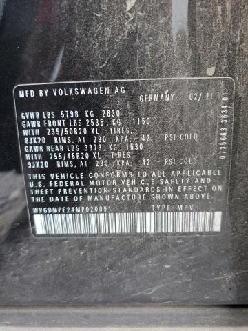 2021 VOLKSWAGEN ID.4 FIRST - WVGDMPE24MP020091