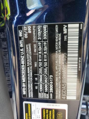 2017 MERCEDES-BENZ GLE 350 4JGDA5JB9HA965405