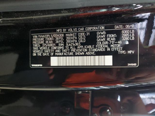 2018 VOLVO XC90 T6 YV4A22PL1J1204308