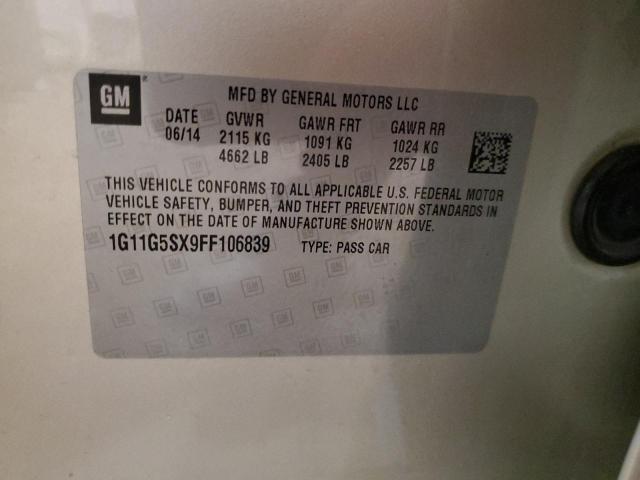 2015 CHEVROLET MALIBU LTZ 1G11G5SX9FF106839