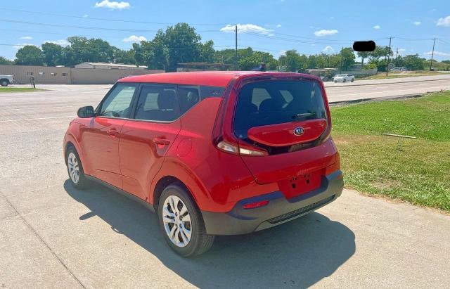 KIA SOUL LX 2020 red  gas KNDJ23AU1L7711090 photo #4