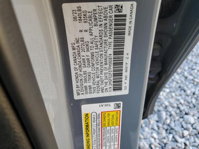 2023 HONDA CIVIC SPOR 2HGFE2F57PH560874