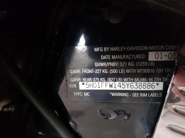 2005 HARLEY-DAVIDSON FLHTCI 5HD1FFW145Y638886