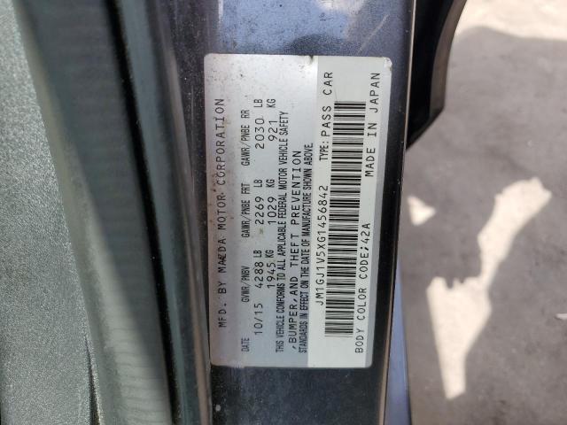 2016 MAZDA 6 TOURING JM1GJ1V5XG1456842