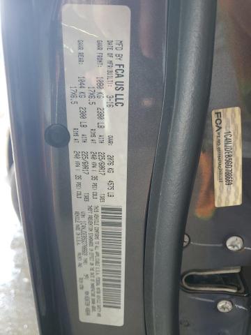 2016 JEEP COMPASS LA 1C4NJDEB5GD708669
