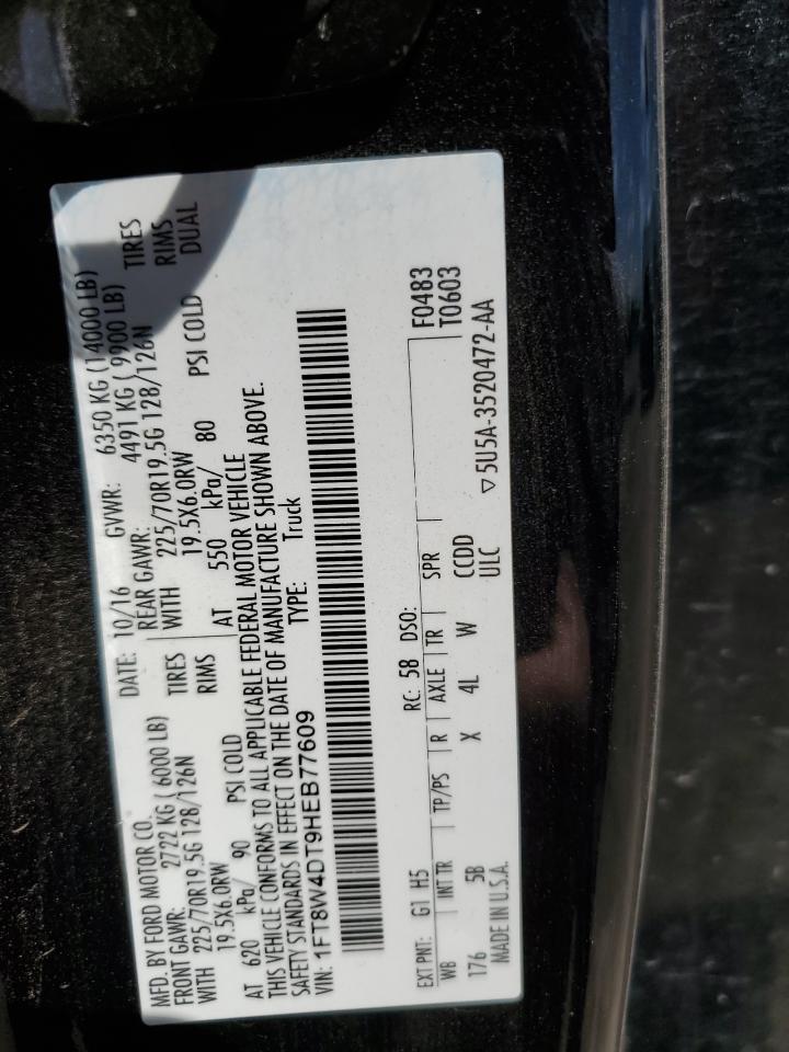 Lot #3242695114 2017 FORD TRUCK F450 CREW C PU 4X4 D