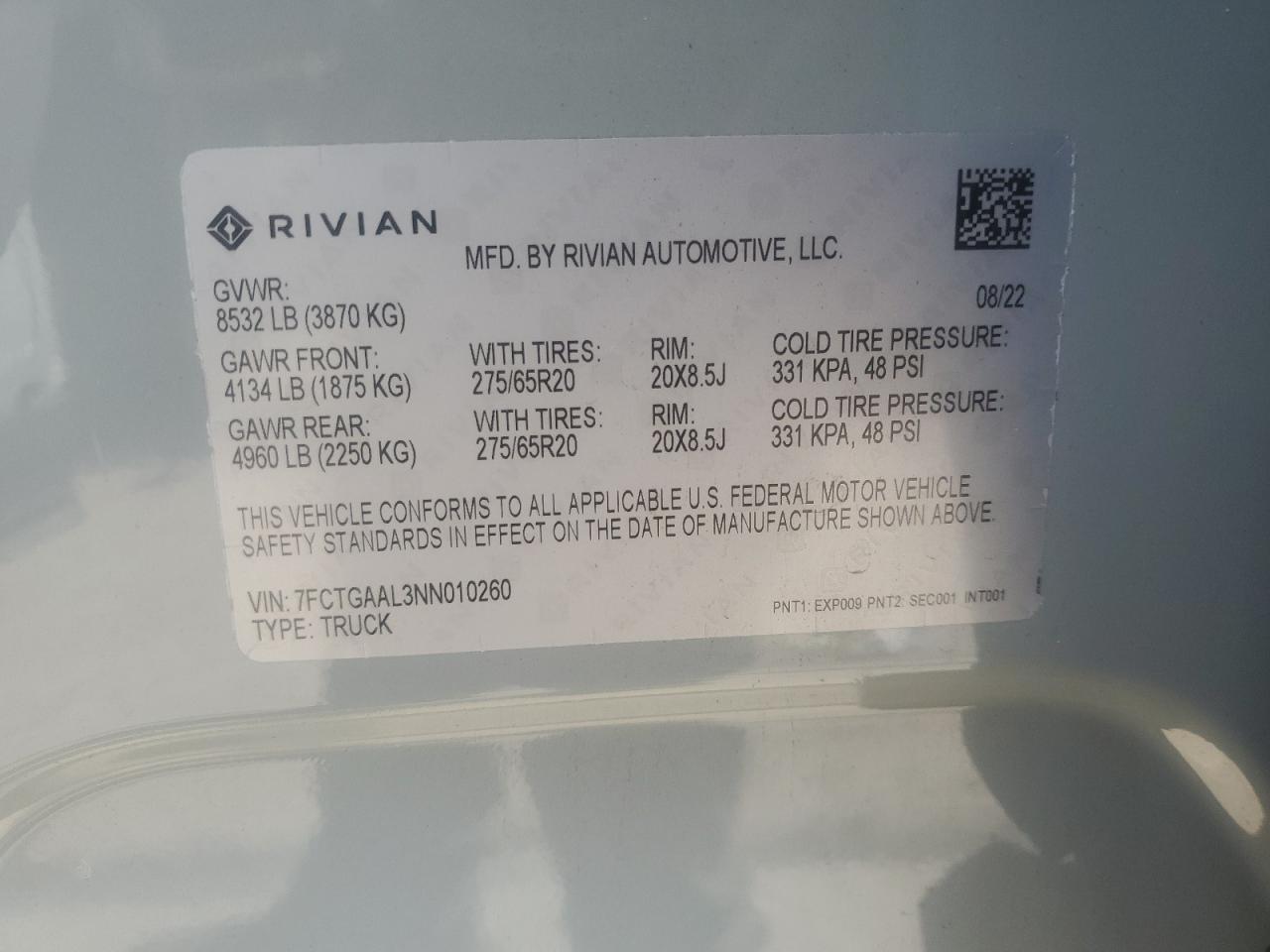 RIVIAN R1T LAUNCH EDITION