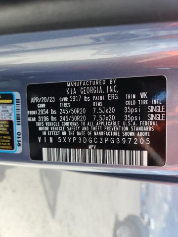 2023 KIA TELLURIDE 5XYP3DGC3PG397205