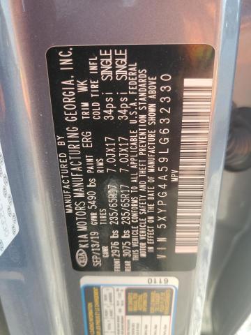 2020 KIA SORENTO S 5XYPG4A59LG632330