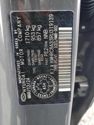 2024 HYUNDAI VENUE SEL KMHRC8A33RU319139