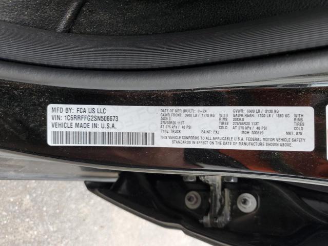 2025 RAM 1500 BIG H 1C6RRFFG2SN506673