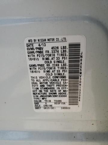 2013 NISSAN ROGUE S - JN8AS5MV3DW133084