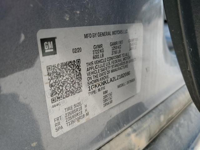 2020 GMC ACADIA SLE 1GKKNKLA2LZ182086