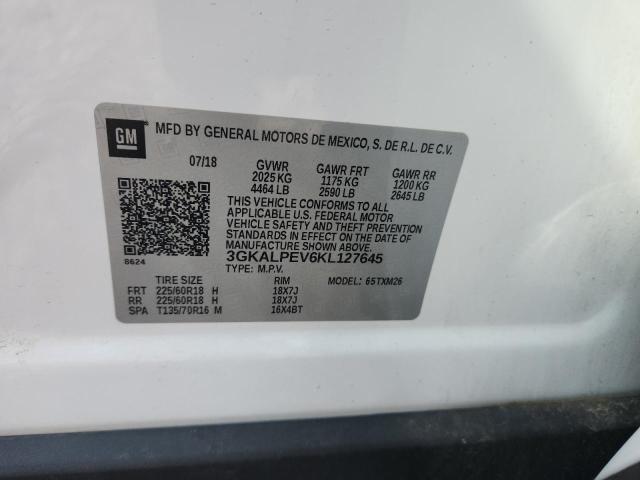 2019 GMC TERRAIN SL 3GKALPEV6KL127645
