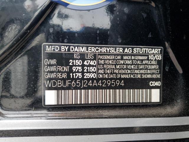 2004 MERCEDES-BENZ E 320 #3227011906